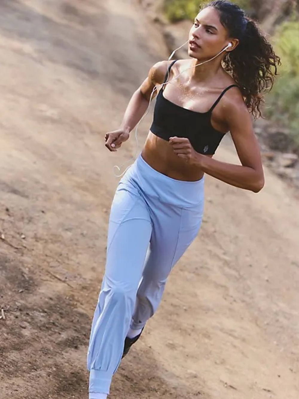 FP Movement by Free People Ready or Not Joggers - Lunar Bloom w/ Black Drawsting